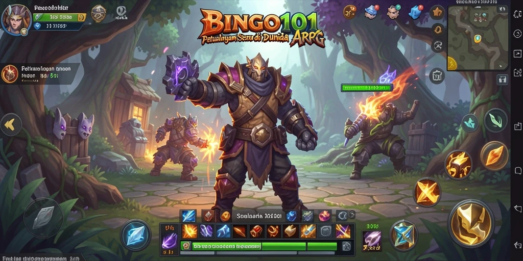 Tampilan gameplay BINGO101 yang seru dan penuh aksi.