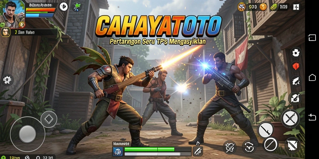 Screenshot menampilkan aksi mendebarkan dalam pertempuran CAHAYATOTO.