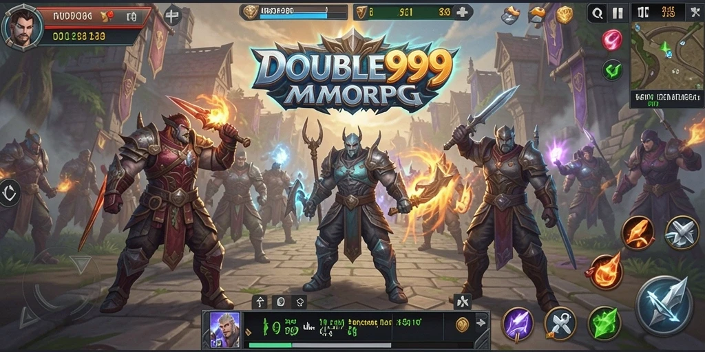 Tangkapan layar dari gameplay DOUBLE999 yang mendebarkan.