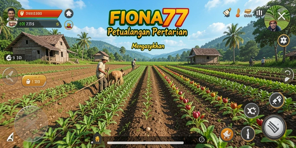 Tampilan gameplay FIONA77 yang menawan dan penuh warna.