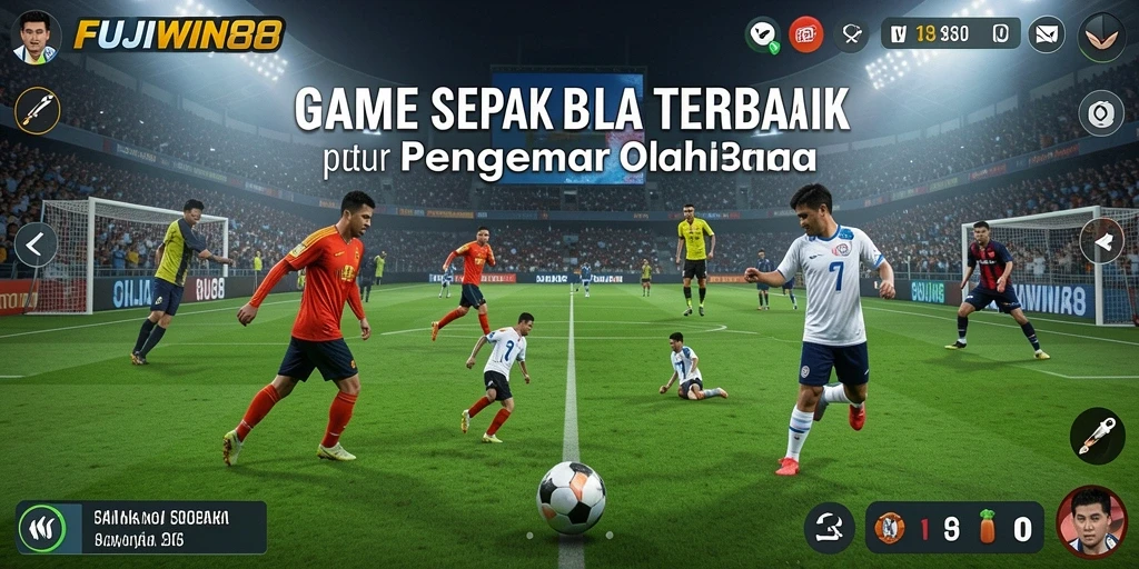 Screenshot gameplay FUJIWIN88 yang menampilkan pemain beraksi di lapangan.