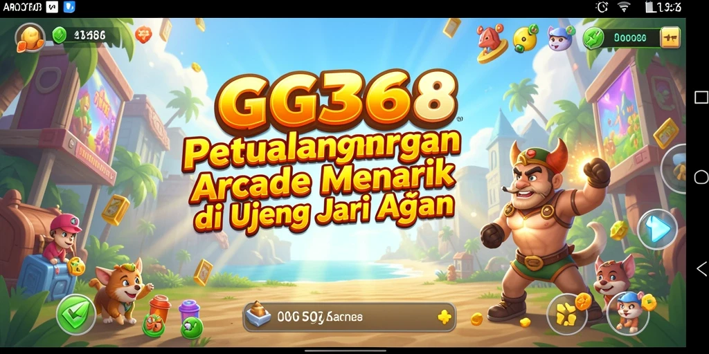 Tangkapan layar gameplay GG368 menunjukkan aksi seru dalam permainan Arcade.