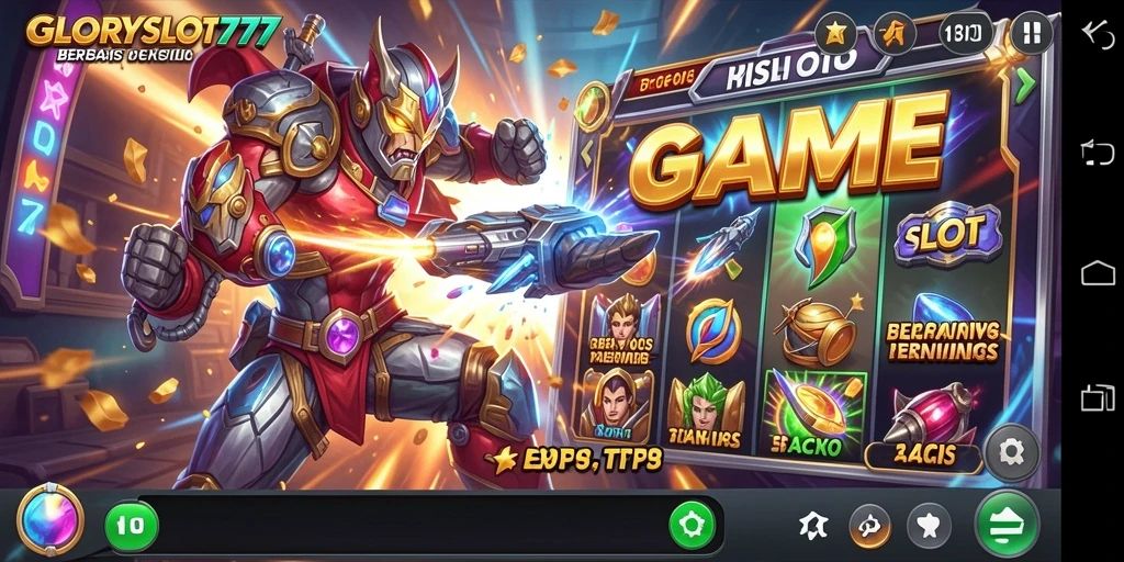 Screenshot gameplay GLORYSLOT777 menampilkan aksi seru dan grafis menawan.