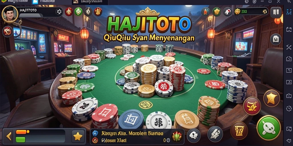 Screenshot gameplay QiuQiu HAJITOTO yang menarik.