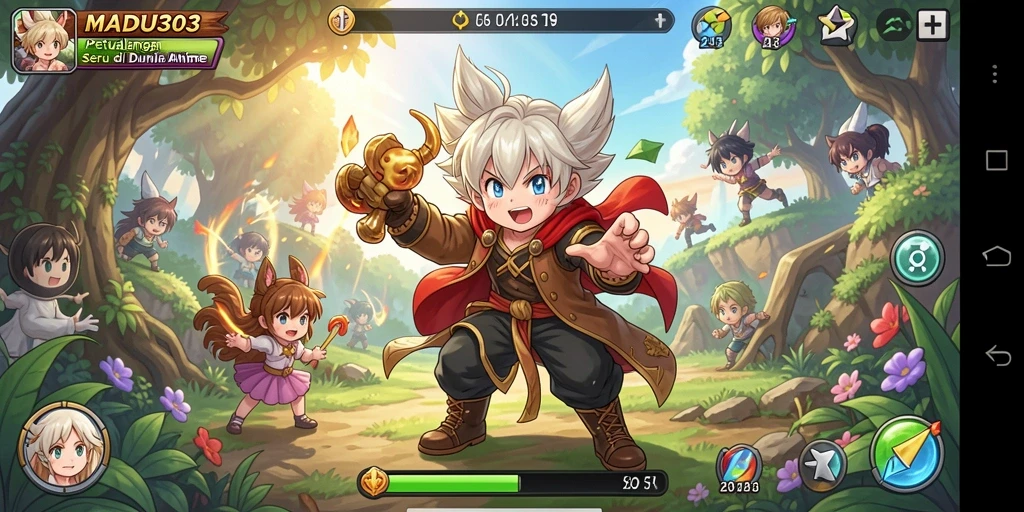 Tampilan gameplay yang menakjubkan dan penuh aksi dari MADU303.