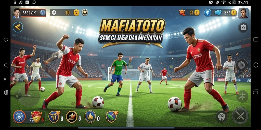 Tampilan menarik dari gameplay MAFIATOTO yang penuh aksi olahraga.
