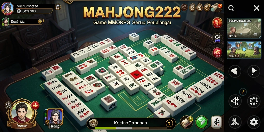 Tampilan gameplay seru di MAHJONG222 dengan petualangan mendebarkan.