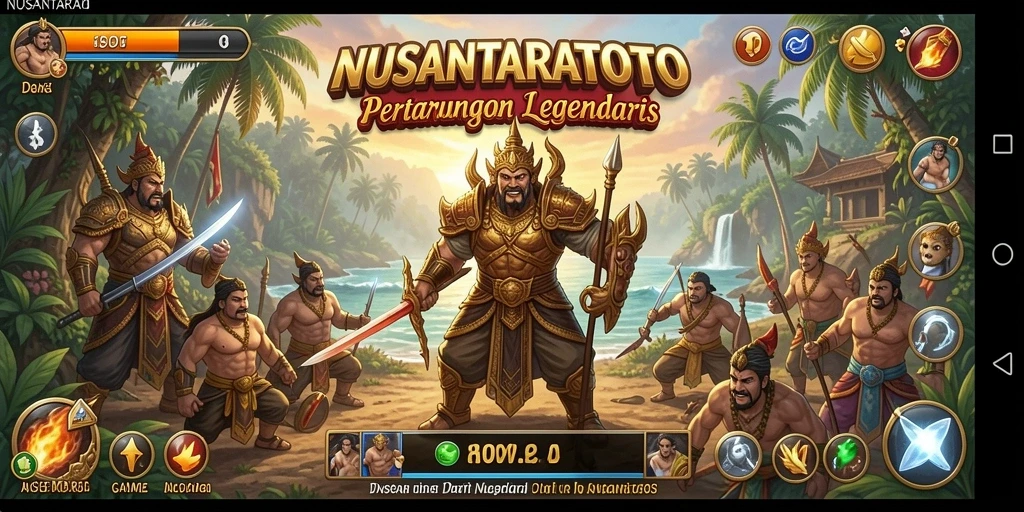 Tampilan mendebarkan dari pertarungan NUSANTARATOTO di arena.