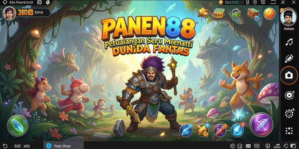 Screenshot gameplay PANEN88 yang menampilkan aksi seru dalam petualangan.