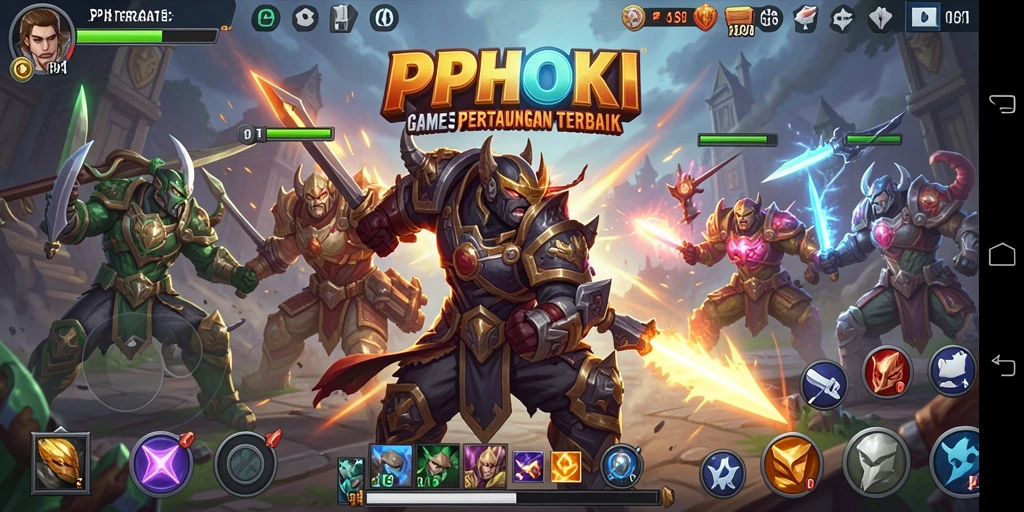 Tampilan gameplay dinamis dari PPHOKI yang mengasyikkan.