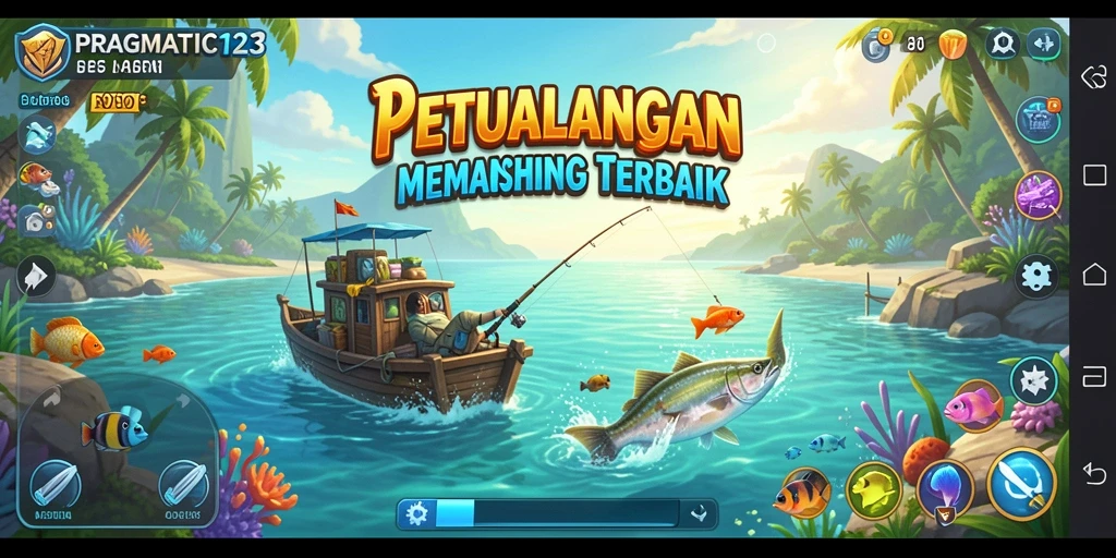 Tampilan gameplay PRAGMATIC123 yang menarik saat menangkap ikan di lautan.