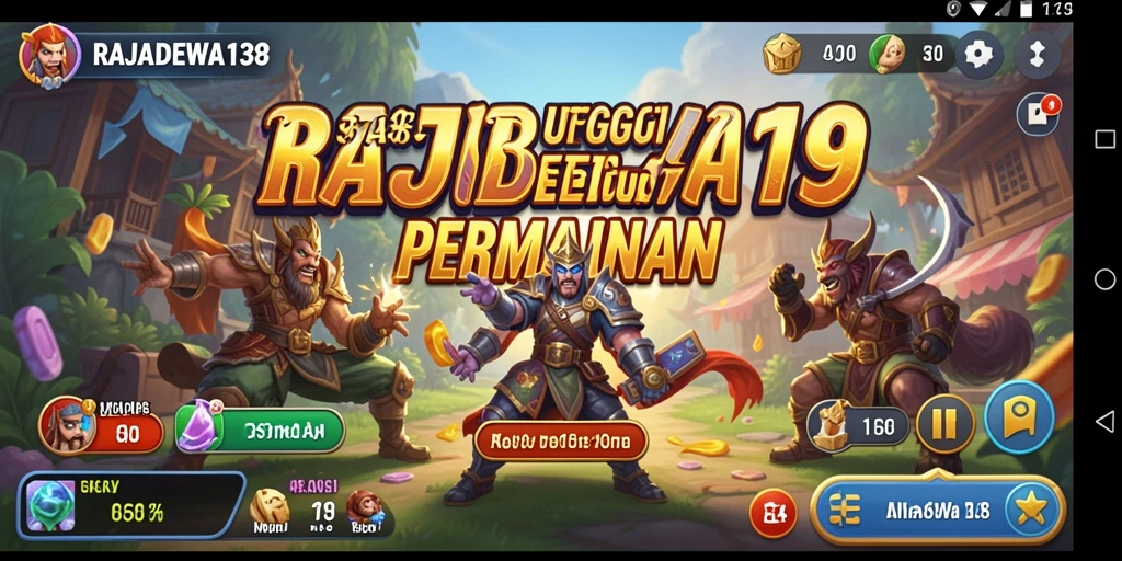 Tangkapan layar menunjukkan aksi strategi mendalam dalam RAJADEWA138.