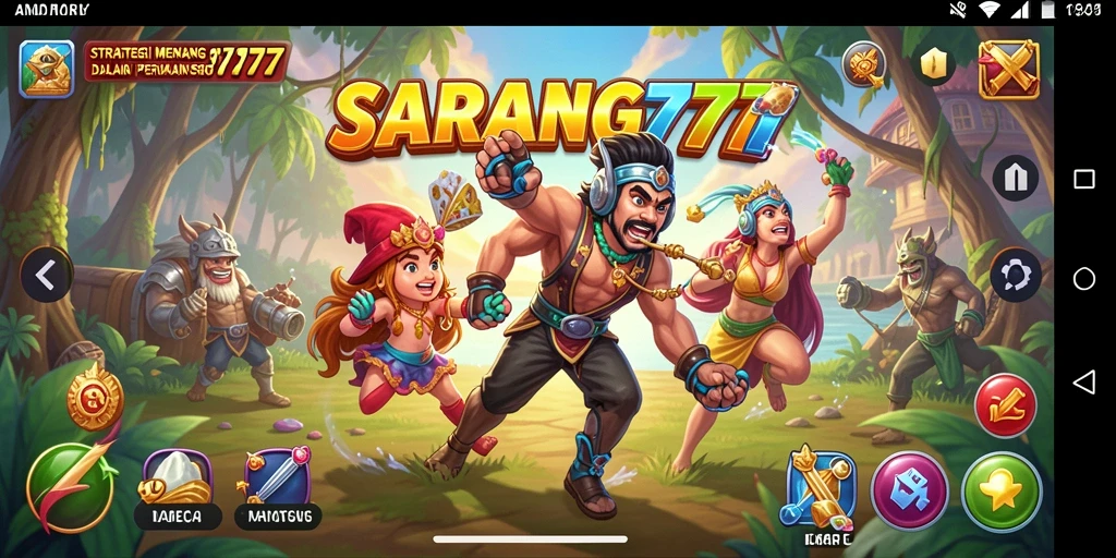 Gameplay SARANG777 yang penuh strategi dan tantangan.