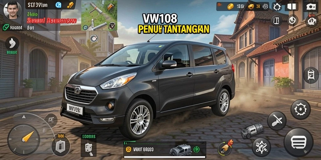 Screenshot gameplay VW108 menampilkan pertempuran strategis yang mendebarkan.