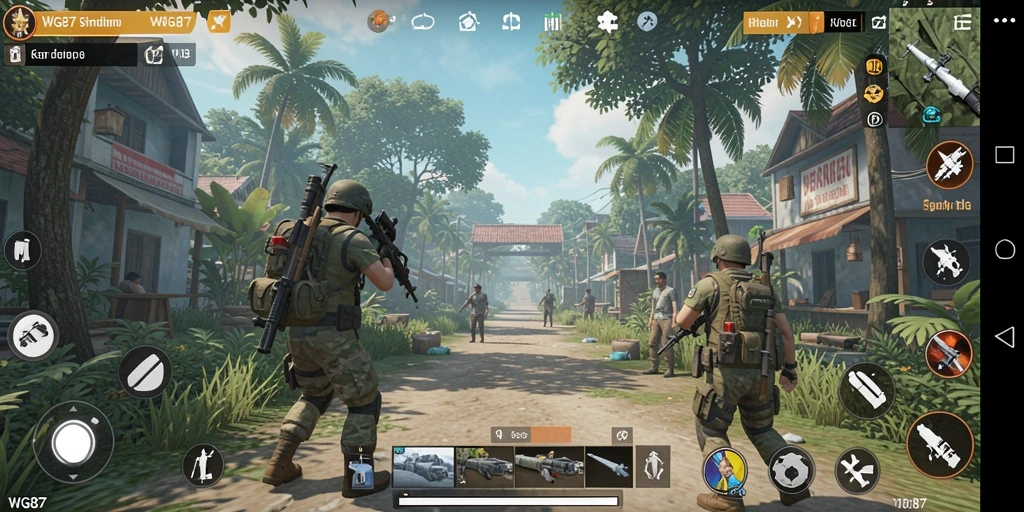 Tampilan gameplay menarik dari WG87 yang merefleksikan kehidupan nyata.